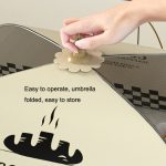 Tischabdeckung, zusammenklappbar, für den Haushalt, Anti-Fliegen, staubdicht, Gemüseschirm, 70cm Grid Cooking Smoke, 70cm English Cooking Smoke, 80cm Grid Cooking Smoke, 80cm English Cooking Smoke – Bild 2