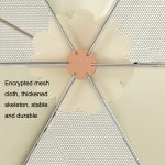 Tischabdeckung, zusammenklappbar, für den Haushalt, Anti-Fliegen, staubdicht, Gemüseschirm, 70cm Grid Cooking Smoke, 70cm English Cooking Smoke, 80cm Grid Cooking Smoke, 80cm English Cooking Smoke – Bild 4