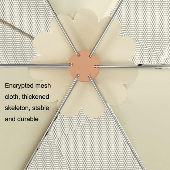 Tischabdeckung, zusammenklappbar, für den Haushalt, Anti-Fliegen, staubdicht, Gemüseschirm, 70cm Grid Cooking Smoke, 70cm English Cooking Smoke, 80cm Grid Cooking Smoke, 80cm English Cooking Smoke – Bild 4