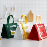 Tragbare Lunchbox-Tasche für Studenten, einfach, verdickt, wasserdicht, Bento-Isoliertasche – Bild 7