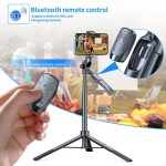 Pixel ST2 1,6 m Anti-Shake-Selfie-Stick-Kopf-Stativ, tragbar, faltbar, mit Fernbedienung, Outdoor-Fotoständer, ST2 – Bild 7