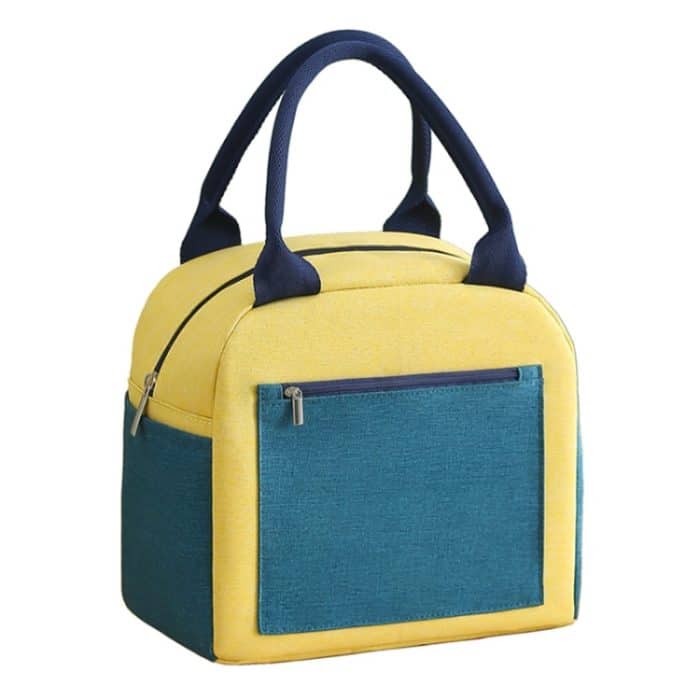 TBD0603885501A.jpg Passende Farbe, kationische Lunchbox, Handtasche, Aluminiumfolie, verdickt, wasserdicht, Lunchtasche – Bild 1