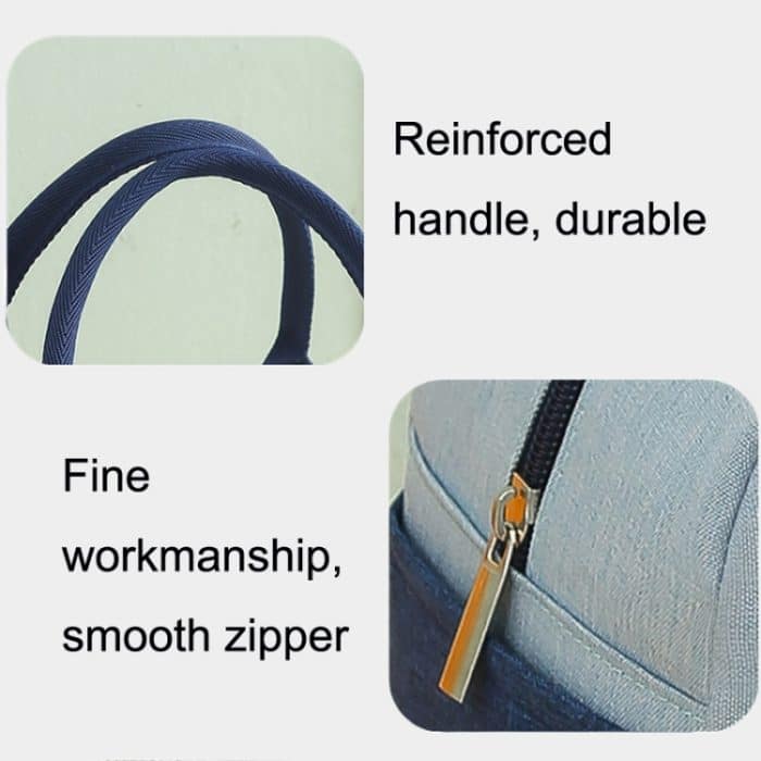 Passende Farbe, kationische Lunchbox, Handtasche, Aluminiumfolie, verdickt, wasserdicht, Lunchtasche – Bild 4