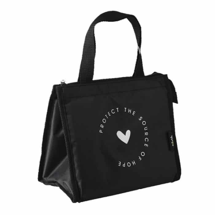 Horizontale Version, dicke, wasserdichte Isoliertasche, Oxford-Stoff, Lunchtasche, Einkaufstasche, Horizontal Version Love, Horizontal Version Cactus, Horizontal Version Small Daisy, Horizontal Version White Deer – Bild 1