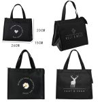 Horizontale Version, dicke, wasserdichte Isoliertasche, Oxford-Stoff, Lunchtasche, Einkaufstasche, Horizontal Version Love, Horizontal Version Cactus, Horizontal Version Small Daisy, Horizontal Version White Deer – Bild 2