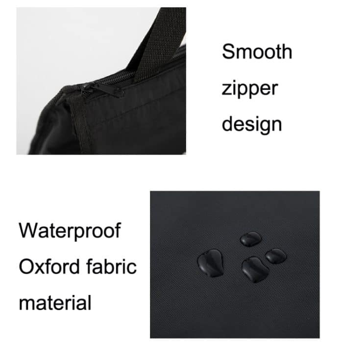 Horizontale Version, dicke, wasserdichte Isoliertasche, Oxford-Stoff, Lunchtasche, Einkaufstasche, Horizontal Version Love, Horizontal Version Cactus, Horizontal Version Small Daisy, Horizontal Version White Deer – Bild 4