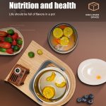 2,0 l 304 isolierte Lunchbox in Lebensmittelqualität, elektrischer Thermostat-Luncheimer, CN-Stecker, Orange, Beige, Temperature Display Orange Power Cord, Temperature Display Beige Power Cord, Temperature Display Orange Power Cord/Car Wire... – Bild 5