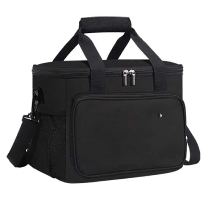 TBD0603889501A.jpg 15L wasserdichte Oxford-Stoff-Picknicktasche, Outdoor-Eisbeutel, verdickte tragbare Isoliertasche, 15L Black, 15L Grey – Bild 1