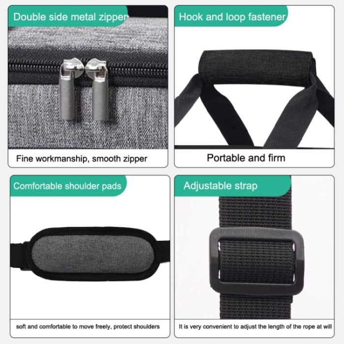 24L wasserdichte Oxford-Stoff-Picknicktasche, Outdoor-Eisbeutel, verdickte tragbare Isoliertasche, 24L Black, 24L Grey, 24L Navy, 24L Wine Red – Bild 2