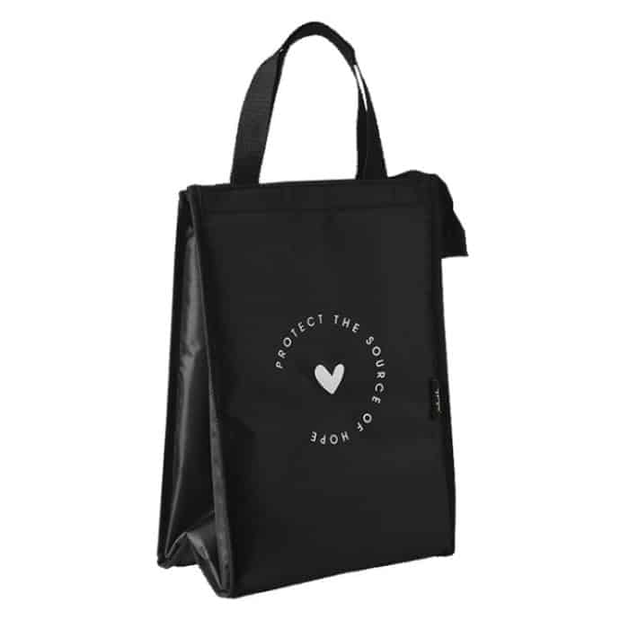 TBD0603894301A.jpg Vertikale Version, dicke, wasserdichte Isoliertasche, Oxford-Stoff, Lunchtasche, Einkaufstasche, Vertical Version Love, Vertical Version Cactus, Vertical Version Small Daisy, Vertical Version White Deer – Bild 1