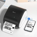 Phomemo D520-BT Bluetooth-Thermo-Versandetikettendrucker Drahtloser Desktop-Drucker für Barcode-Adressetiketten, US, EU – Bild 2