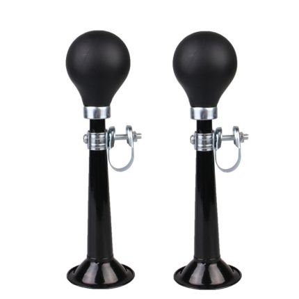 2 Stück 7 Zoll Metallbeschichtung Fahrrad Air Horn Fahrradzubehör, Black, Red, Blue, Pink, Green, Silver