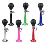 2 Stück 7 Zoll Metallbeschichtung Fahrrad Air Horn Fahrradzubehör, Black, Red, Blue, Pink, Green, Silver – Bild 2