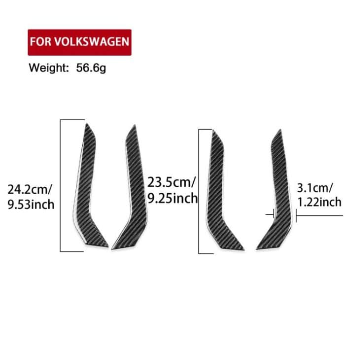 Für Volkswagen Sagitar 2019-2023 4 teile/satz Linkslenker Tür Armlehne Dekorative Aufkleber – Bild 3