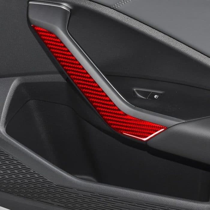 Für Volkswagen Sagitar 2019-2023 4 teile/satz Linkslenker Tür Armlehne Dekorative Aufkleber – Bild 6