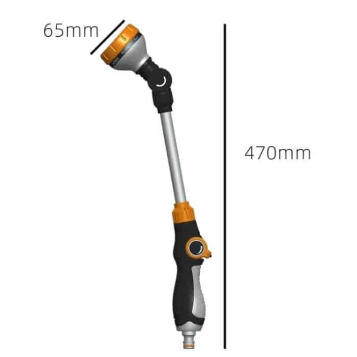 Multifunktionale Hausbewässerung, Landwirtschaft, Garten, Autowaschdusche, 8 Functional Thumb Long Rod Sprinkler +3 Mats, 8 Functional Thumb Long Sprinkler + Pacifier, Integrated Thumb Stick Sprinkler – Bild 3