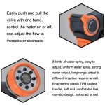 Multifunktionale Hausbewässerung, Landwirtschaft, Garten, Autowaschdusche, 8 Functional Thumb Long Rod Sprinkler +3 Mats, 8 Functional Thumb Long Sprinkler + Pacifier, Integrated Thumb Stick Sprinkler – Bild 4