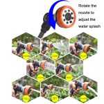 Multifunktionale Hausbewässerung, Landwirtschaft, Garten, Autowaschdusche, 8 Functional Thumb Long Rod Sprinkler +3 Mats, 8 Functional Thumb Long Sprinkler + Pacifier, Integrated Thumb Stick Sprinkler – Bild 8