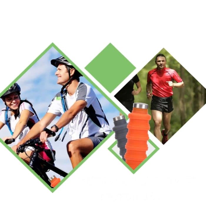 500 ml Outdoor-Sport-Silikon-Teleskopbecher, tragbar, faltbar, Reise-Wasserkocher, Blue Handle Lid, Orange Handle Lid, Gray Handle Lid, Purple Handle Lid, Black Handle Lid – Bild 6