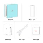 Kleiner, tragbarer Bluetooth-Foto-Thermoetikettendrucker für falsche Fragen im Taschenformat, Phomemo M02-BK, Phomemo M02-WH, Phomemo M02-GN, Phomemo M02-PK – Bild 4