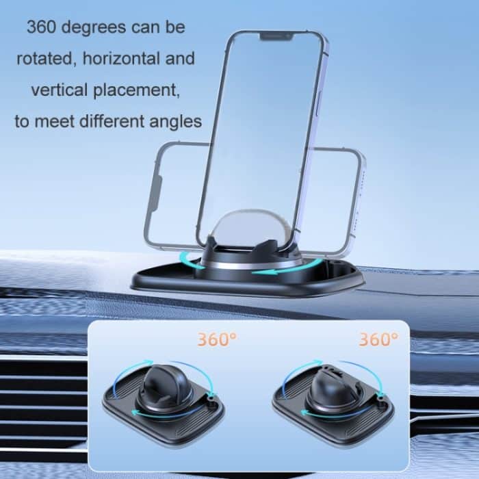 3-in-1-Multifunktions-Autotelefonhalter, Armaturenbrett-Halterung, Dekoration – Bild 3