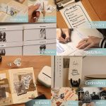 Für Phomemo T02 3 Rollen Bluetooth-Drucker Thermopapier Etikettenpapier, 53mmx6.5m 10 Years Black on White No Adhesive, 50mmx3.5m 2 Years Black on White Sticker, 50mmx3.5m 10 Years Black on White Sticker, 53mmx5m 5 Years Blue on White No Adhesive... – Bild 7