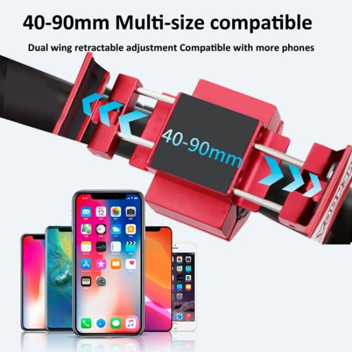 Ringförmige Fahrrad-Aluminiumlegierung-Handyhalterung, Motorrad-Navigationshalterung – Bild 4