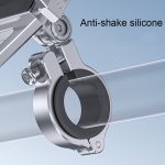 Aluminiumlegierung Motorrad stoßfest Handyhalter Fahrrad Radfahren Navigation Halterung – Bild 6