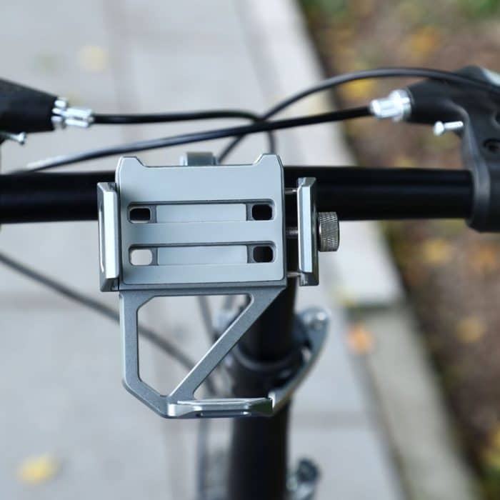 Aluminiumlegierung Motorrad stoßfest Handyhalter Fahrrad Radfahren Navigation Halterung – Bild 9