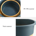 Kleiner 5L faltbarer, verdickter tragbarer Plastikeimer, Outdoor-Angelfass, Auto-Reise-Waschfass, Small 5L – Bild 3