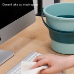 Kleiner 5L faltbarer, verdickter tragbarer Plastikeimer, Outdoor-Angelfass, Auto-Reise-Waschfass, Small 5L – Bild 7