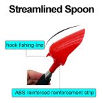 Angelköder-Wurflöffel, Nestgerät, einziehbare Wurfschaufel, Stainless Steel, Aluminum Alloy – Bild 5