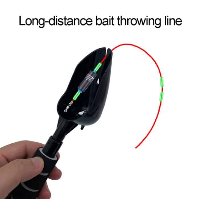 Angelköder-Wurflöffel, Nestgerät, einziehbare Wurfschaufel, Stainless Steel, Aluminum Alloy – Bild 7