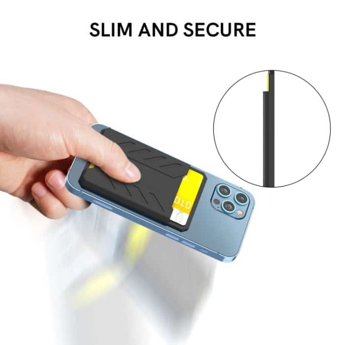 Für iPhone 12 / 13 / 14 Serie AhaStyle PT133-A Silikon-Magnetkartenhülle – Bild 5