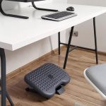 Büro verstellbare Massage Fußpedal Kinder Tritthocker Schwangere Frauen Massagematte, Adjustable Black – Bild 8