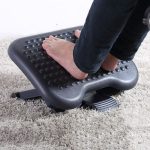 Büro verstellbare Massage Fußpedal Kinder Tritthocker Schwangere Frauen Massagematte, Adjustable Black – Bild 10