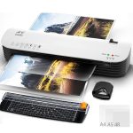 Osmile SL299 A4-Laminiermaschinen-Set mit 15 Laminierfolien, Papierschneider, Eckenrunder, 3-in-1 Set