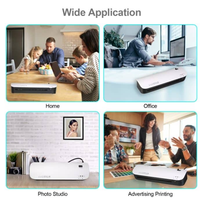 Osmile SL299 A4-Laminiermaschinen-Set mit 15 Laminierfolien, Papierschneider, Eckenrunder, 3-in-1 Set – Bild 8