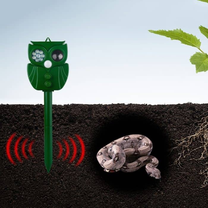 Solar-Ultraschall-Rattenvertreiber, multifunktionaler Infrarot-Sensor-Vertreiber für den Außenbereich, 4LEDs, 6LEDs, 8LEDs, 14LEDs – Bild 3