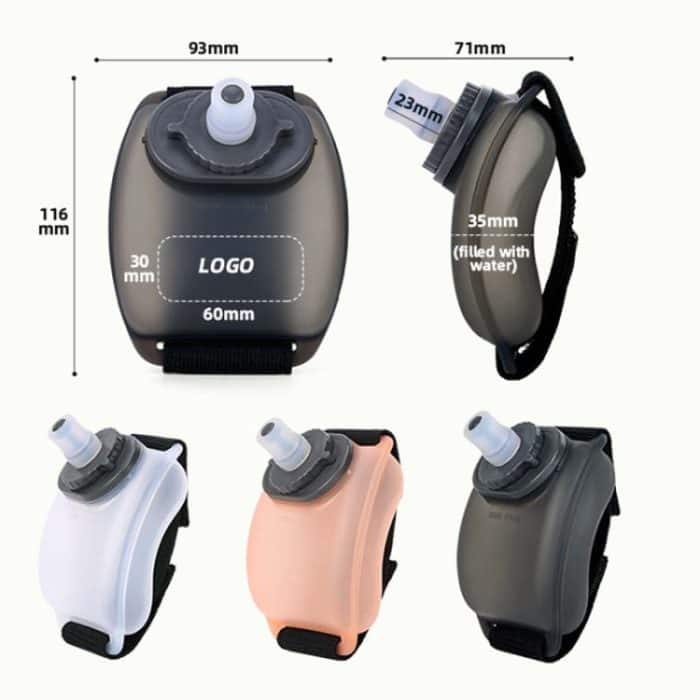 200 ml Outdoor-Lauf-Handgelenk-Wasserflasche, freihändiger Sportbecher – Bild 4