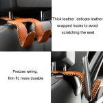 Auto-Doppelhaken-Edelstahl-Handyhalter für die hintere Kopfstütze – Bild 4