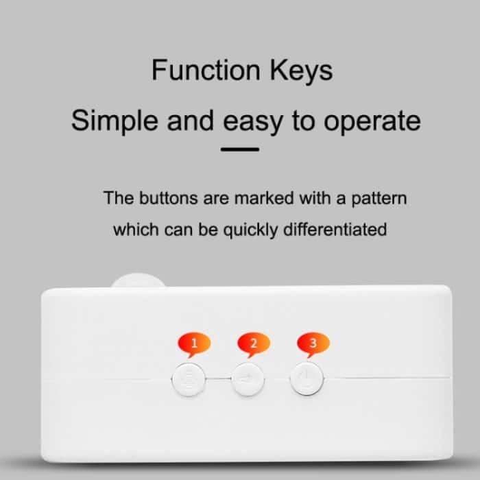 Kleine Horn-Sprachansage-Sensor-Eingangs-Sprachsender kann als Türklingel verwendet werden, Rechargeable Square, Battery Square, Battery Round, Rechargeable Round – Bild 4