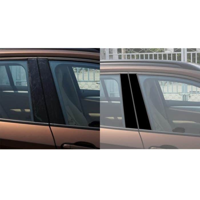 Für 2011-2015 BMW X1 E84 6 Stück/Set Universal B-Säule Dekorativer Aufkleber für Links- und Rechtsantrieb – Bild 5