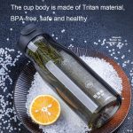 Nobvan Magic Ball Magnetic Bomb Tea Warehouse Tritan Sportbecher mit großem Fassungsvermögen, 550ml (Transparent), 550ml (Gray), 800ml (Transparent), 800ml (Blue ), 800ml (Purple) – Bild 4