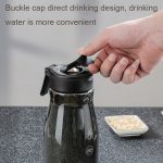 Nobvan Magic Ball Magnetic Bomb Tea Warehouse Tritan Sportbecher mit großem Fassungsvermögen, 550ml (Transparent), 550ml (Gray), 800ml (Transparent), 800ml (Blue ), 800ml (Purple) – Bild 8