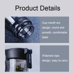 Nobvan Magic Ball Magnetic Bomb Tea Warehouse Tritan Sportbecher mit großem Fassungsvermögen, 550ml (Transparent), 550ml (Gray), 800ml (Transparent), 800ml (Blue ), 800ml (Purple) – Bild 9