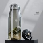 Nobvan Magic Ball Magnetic Bomb Tea Warehouse Tritan Sportbecher mit großem Fassungsvermögen, 550ml (Transparent), 550ml (Gray), 800ml (Transparent), 800ml (Blue ), 800ml (Purple) – Bild 10