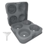 4-Loch-Rose-Diamant-Form für Cocktail-Eiswürfel, Silikon-Eisball-Maker, Rose Shape (Grey), Rose Shape (Dark Green), Rose Shape (Black), Rose Shape (Black with Ice Clip), Rose Shape (Gray with Ice Clip), Rose Shape (Dark Green with Ice Clip)