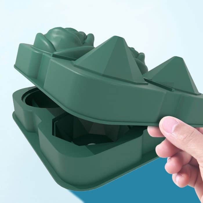 4-Loch-Rose-Diamant-Form für Cocktail-Eiswürfel, Silikon-Eisball-Maker, Rose Shape (Grey), Rose Shape (Dark Green), Rose Shape (Black), Rose Shape (Black with Ice Clip), Rose Shape (Gray with Ice Clip), Rose Shape (Dark Green with Ice Clip) – Bild 6