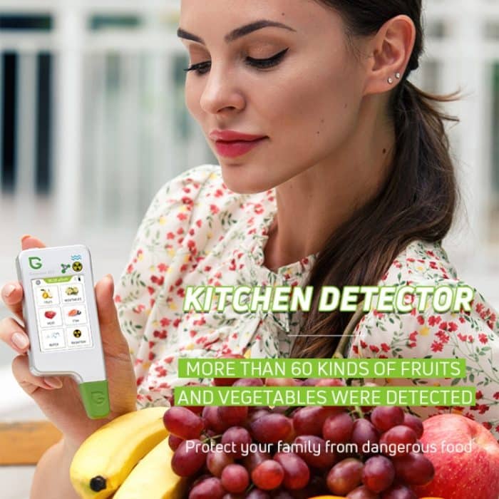 Greentest ECO6 Gemüse, Obst, Fleisch, Lebensmittel, Nitrat, Wasserqualität, nukleare Strahlung, Umweltdetektor, EU-Stecker, ECO6 White, ECO6 Black – Bild 5